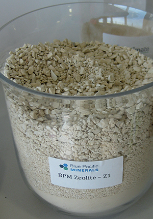 Zeolite, a microporous solid, has strong consumer appeal as an absorbent for kitty litter, barbecue fat and oil spills and it is a vital ingredient for slow release fertilisers, animal feed additive, and a carrier for a host of added value products. The product is only as good as your imagination for what it can be used for.