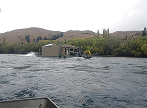 In the late 19th and early 20th centuries the Clutha River was dredged by literally hundreds of dredges. These operations slowly withdrew, leaving the West Coast of the South Island as the only location for gold dredging.