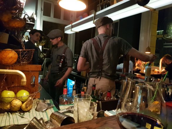 The OGB bar in the heritage hotel – voted Christchurch’s best bar three years in a row.